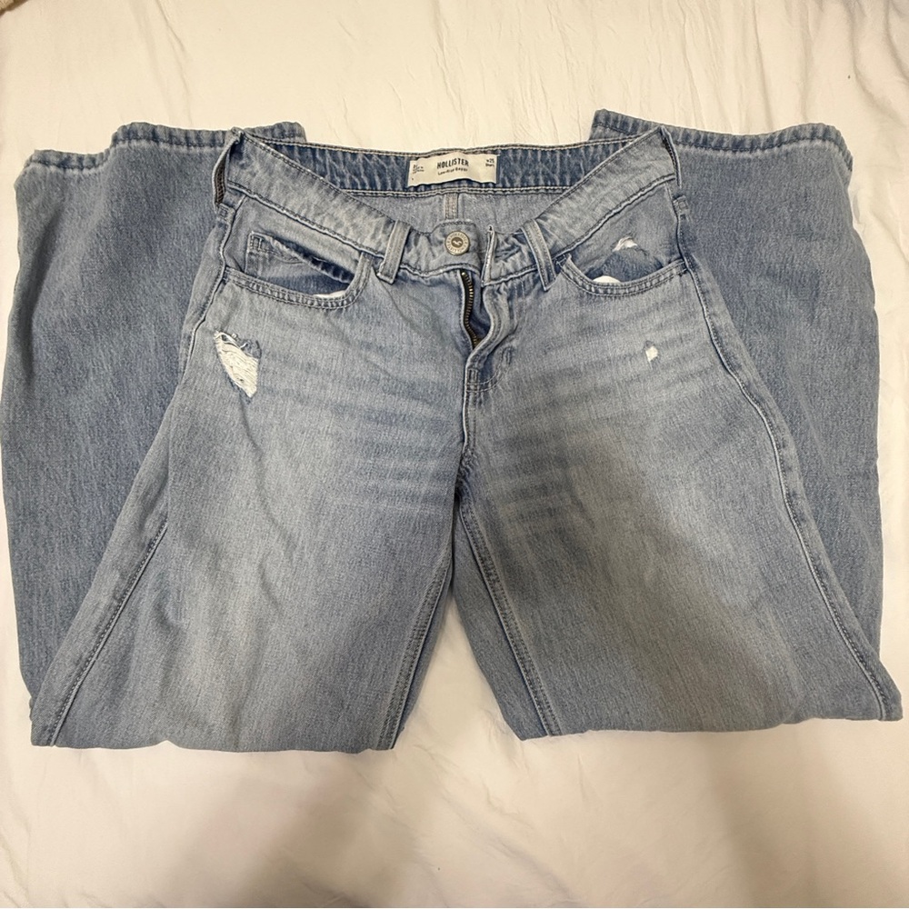 hollister low rise baggy jean